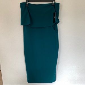 Lulu’s Lots of Love Strapless MIDI Dress